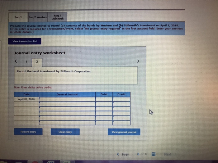 $25 mmon. The bonds On April 1, 2018 Western Comm sold for