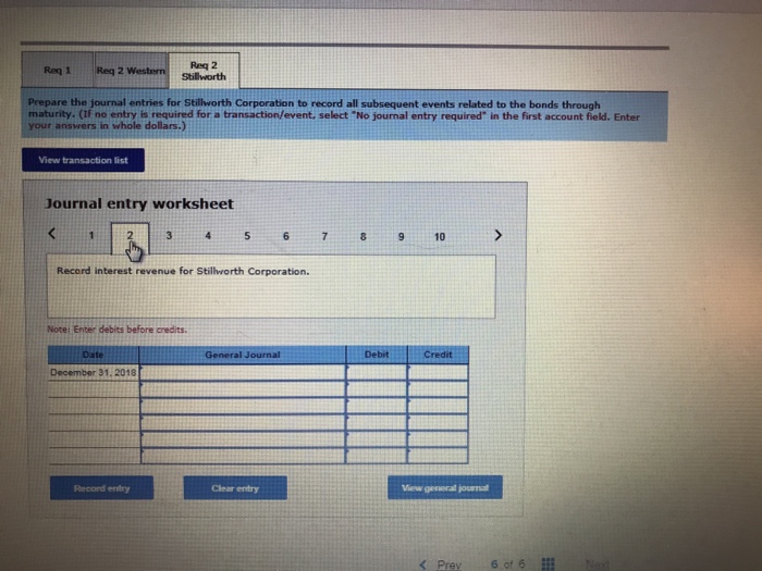required for a transaction/event, select"No journal entry required in the first account