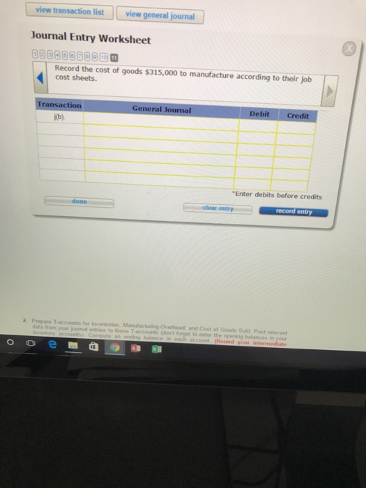 purchases and services were acquired on account) a Raw materials purchased on