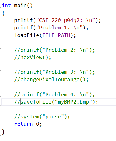 and I ALSO POSTED THE OUTPUT BELOW (WHATEVER UNDER 'PROBLEM 1', AND