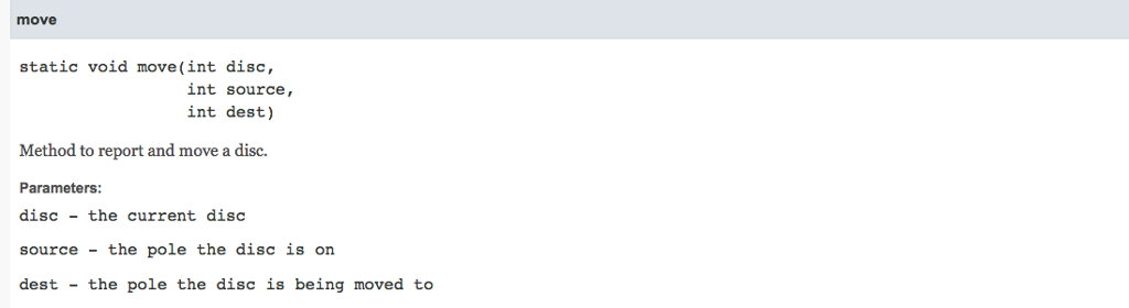 public static void iterativeHanoi(int disc, int from, int aux, int to) {