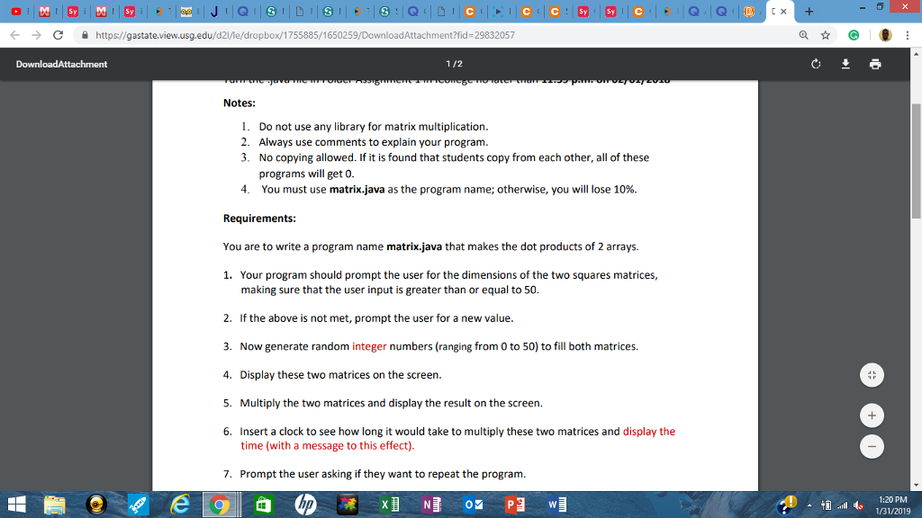 MISy https://gastate.view.usg.edu/d2IAe/dropbox/1 755885/1650259, t?fid-29832057 1/2 Notes: Do not use any library