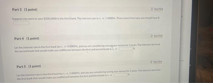 banks in which to open a savings account. The first barig offers