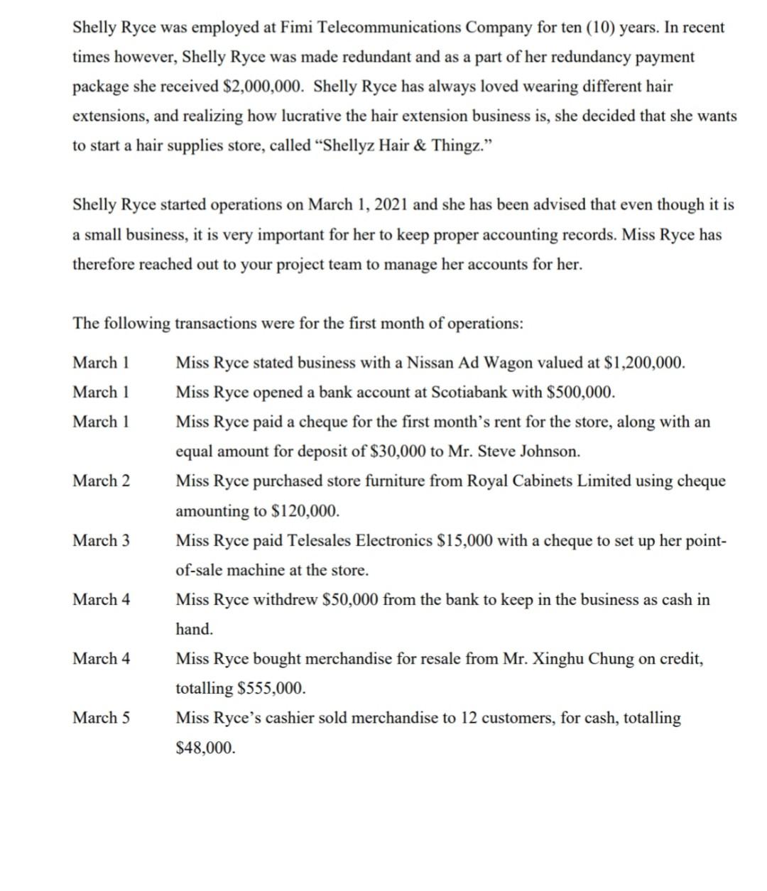 Old MathJax webview b) Post the above transactions in the General ledger.