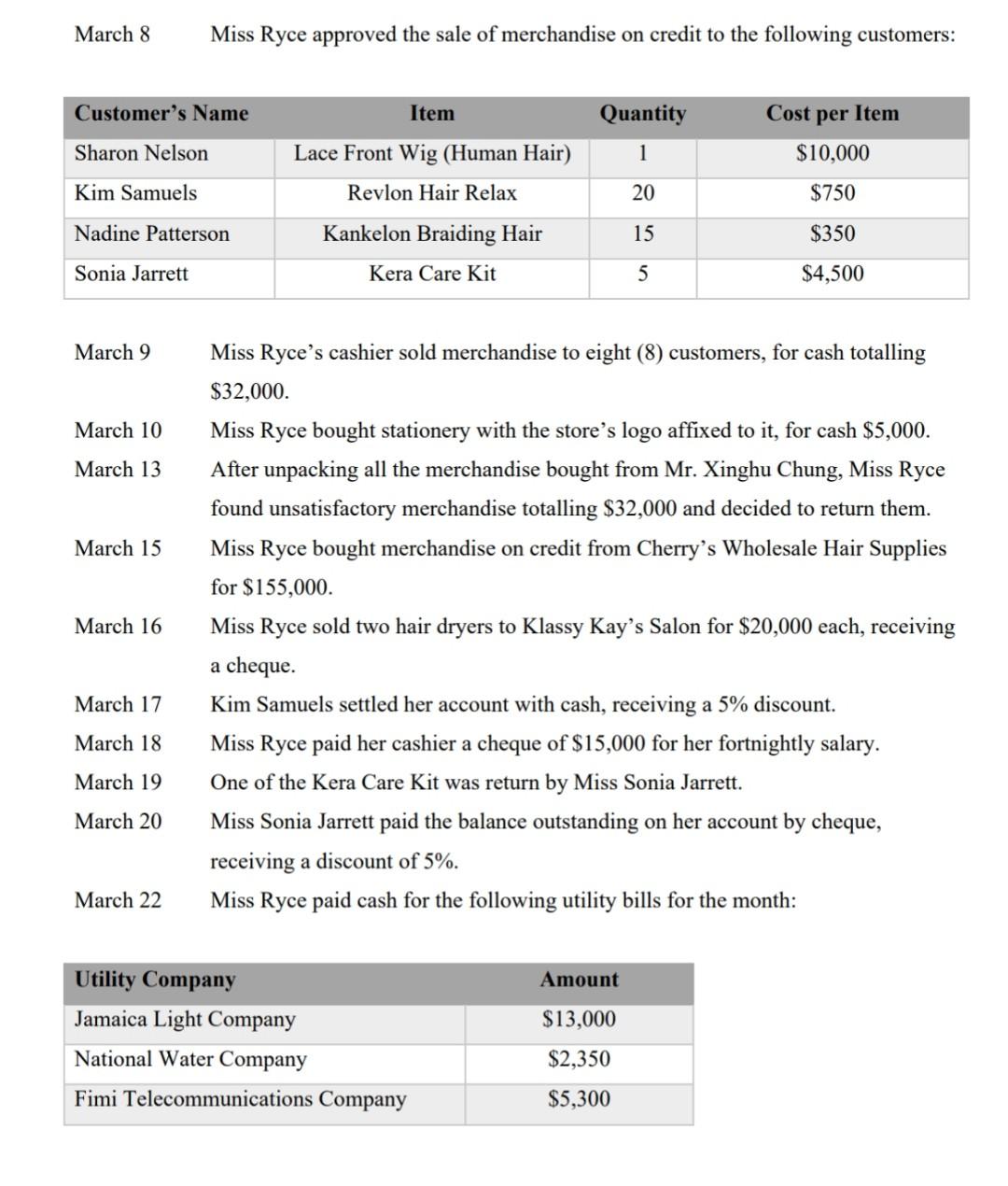 (25 marks) General Journal that I did but I send that part