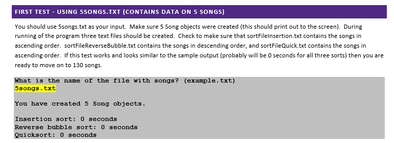 namespace std; //LOOK!! ENTER YOUR FUNCTION PROTOTYPES HERE int main() { Song