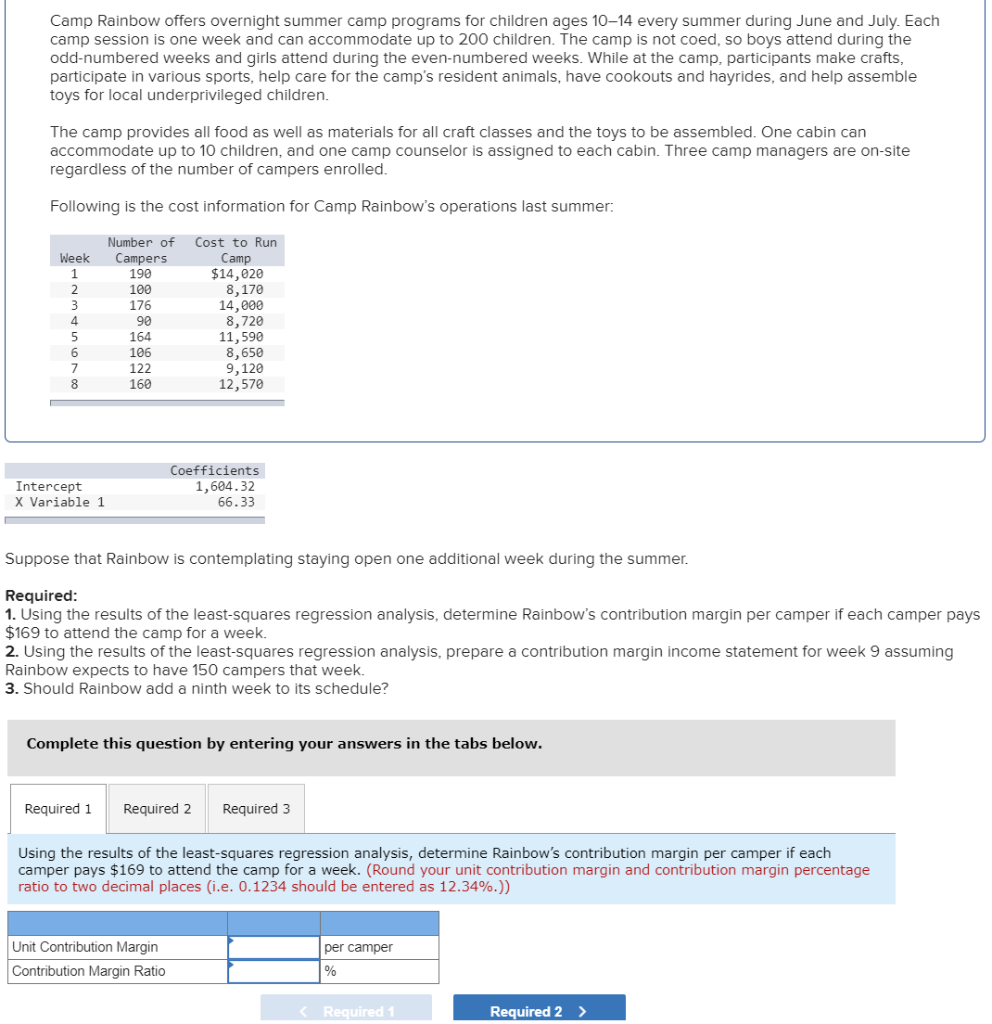 Camp Rainbow offers overnight summer camp programs for children ages 10-14