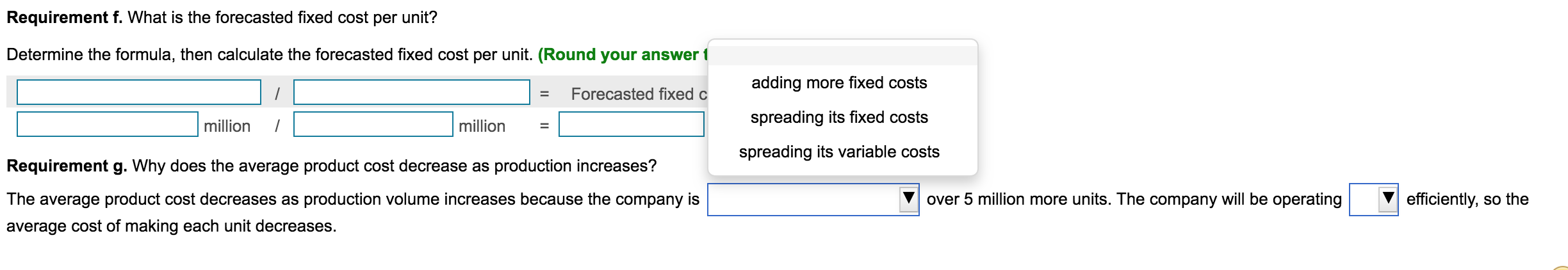only 65% of capacity, produced 20 million units this year. Management plans