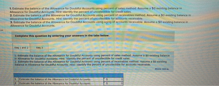 on bad debts expense at year-end. To do this, you access the