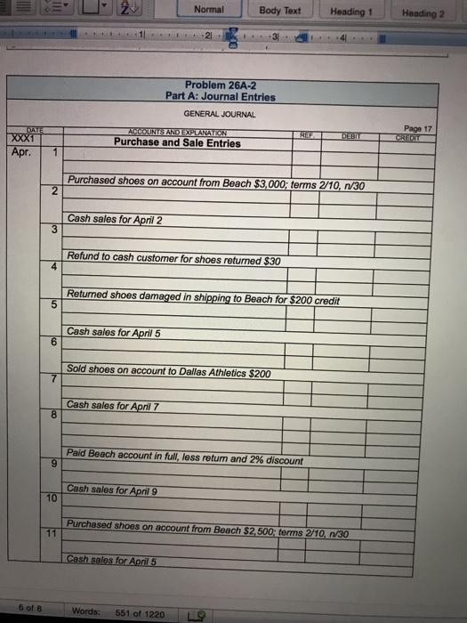 answer now? Pleasee because it's due in 1.5hrs wi, ATT Problem 26A-2: