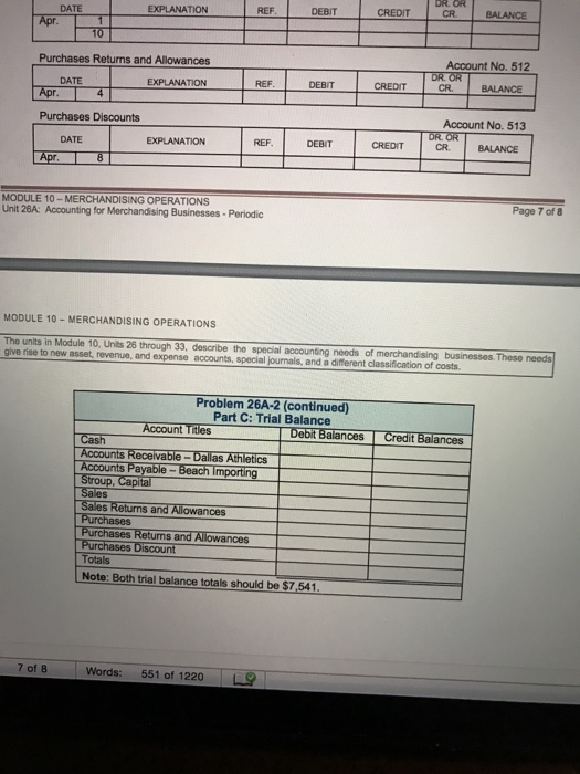 the periodic inventory system. Use the general journal and general ledger provided.