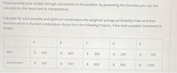  Please provide your answer through calculations to the problem, by presenting