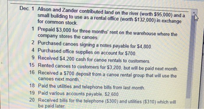 local.lakes and rivers. The business began operations on November 1, 2018 and