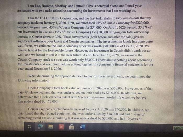 PLEASE CREAT ANSWERS IN EXCEL 1.create and post the no dissolution purchase