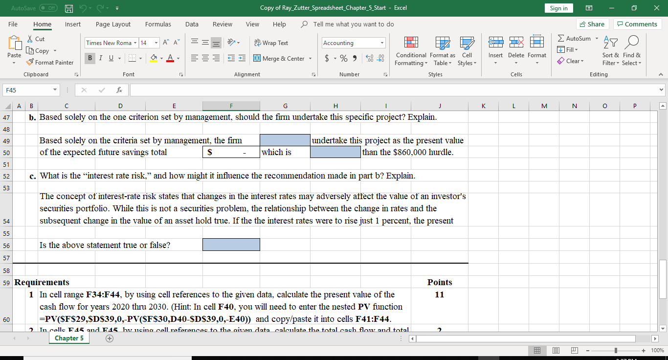 File Home Insert Page Layout Formulas X Cut Times New Roma -