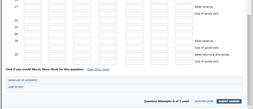stores and extends credit to all of its customers. During the month