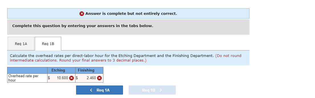 Answer is complete but not entirely correct. Complete this question by