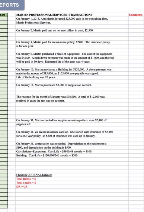 Editing of the File 2. Save your Excel file so that the