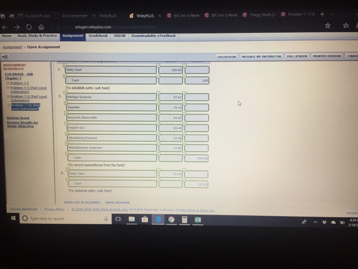 Inc., a local mailing service, Jevi's review wil focus on the petty
