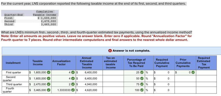 fill in the blanks please What are LNS's minimum first-, second-, third-,