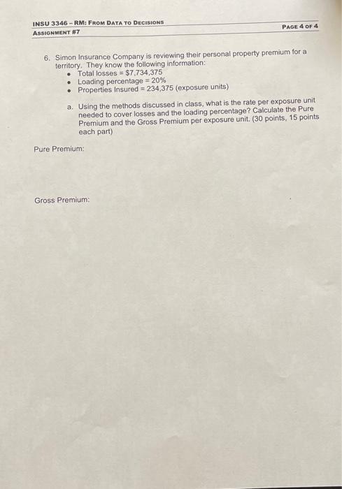 Atwell has paid only $5 million in losses. Determine the amount of