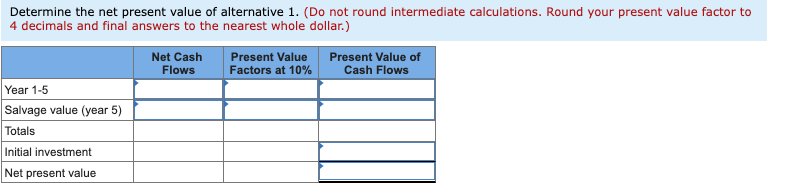 it with a new machine. Information about the two alternatives follows. Management