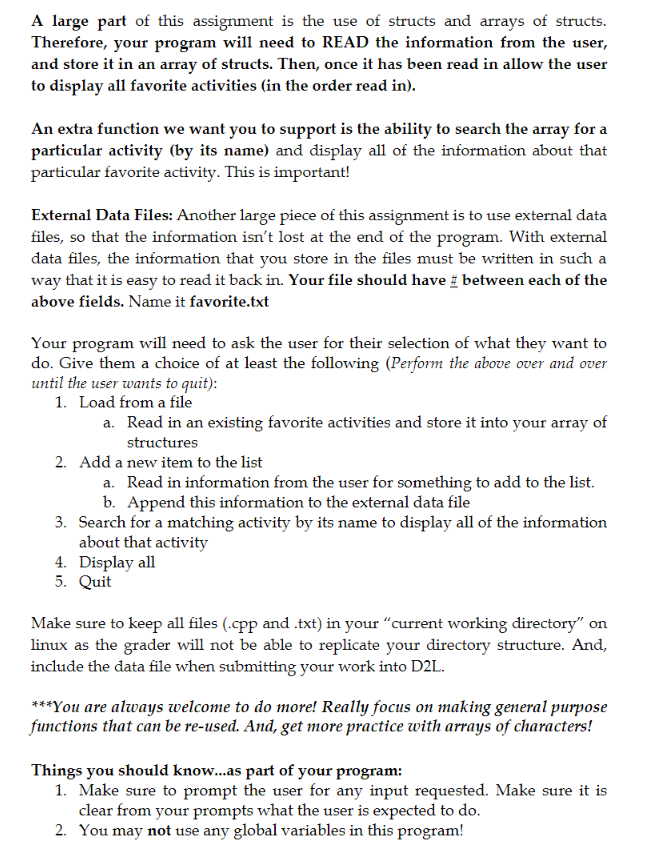 our use of functions and arguments in C++ and practice using arrays