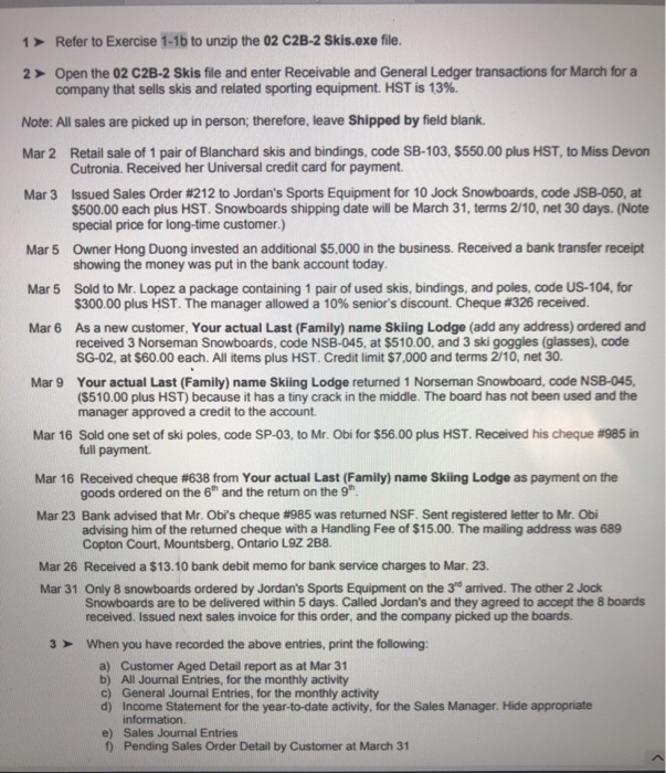 received 1 > Refer to Exercise 1-16 to unzip the 02 C2B-2