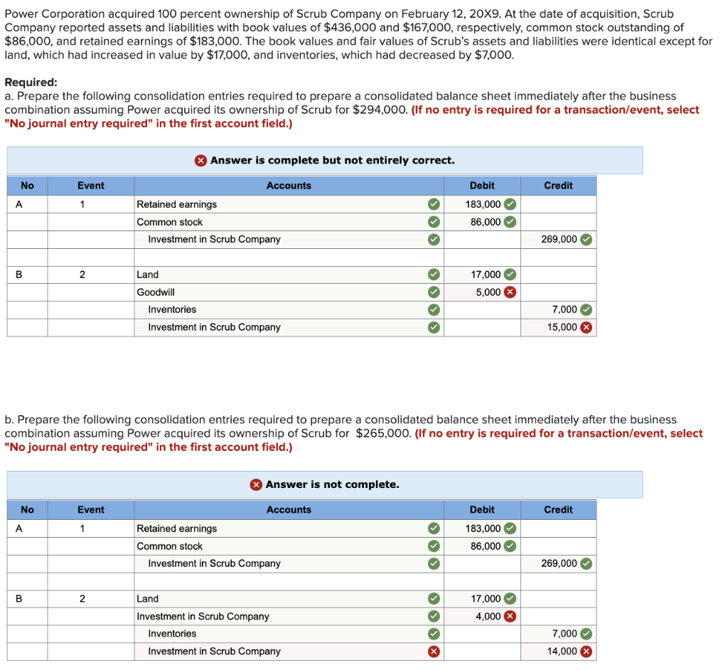I need help with the answers marked red, please show your work