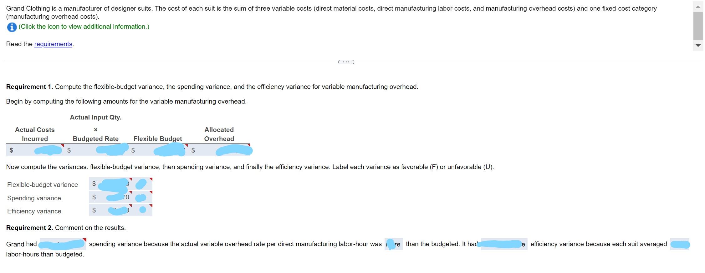 on the basis of budgeted direct manufacturing labor-hours per suit. For June