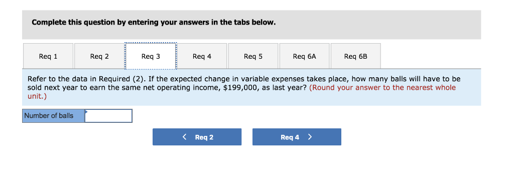 direct labor workers. Thus, variable expenses are high, totaling $15.00 per ball,