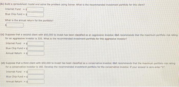that specializes in Investment portfolios designed to meet the specific risk tolerances