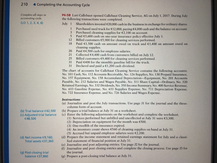 in the journal are not required, but cross referencing in the journal