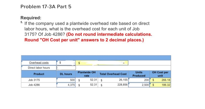  PROBLEM 17-3A PART 5 Problem 17-3A Part 5 Required: 5. If
