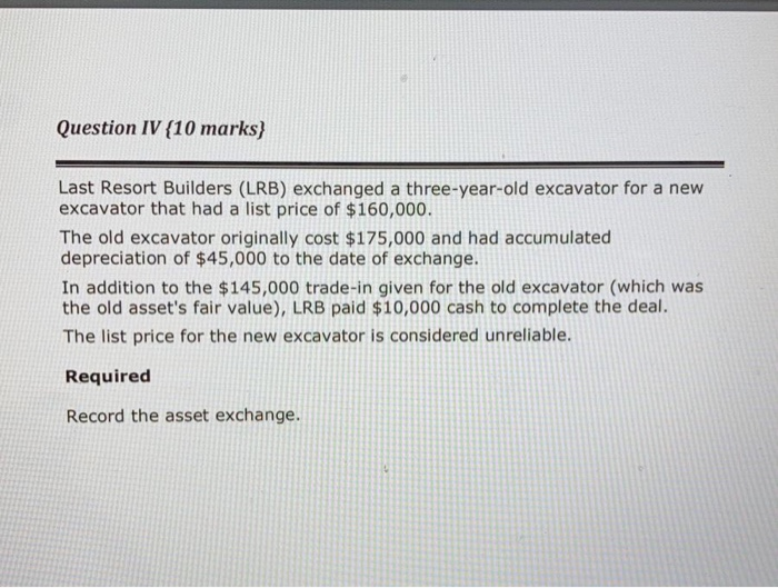 years or 50,000 hours with a residual value of $150,000). During the