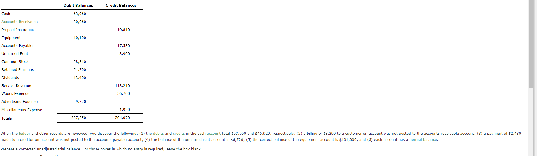 no entry is required, leave the box blank