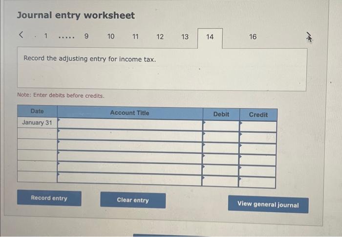 the following account balances: During January 2024, the following transactions occur: January