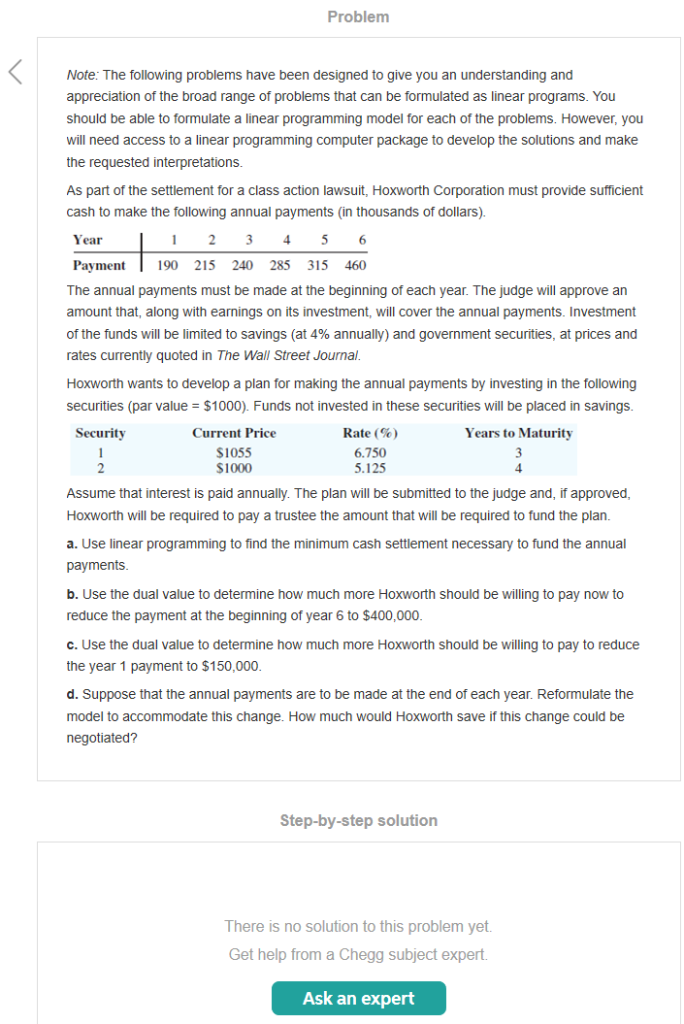 Problem 4 - 03 See below: Problem Note: The following problems have