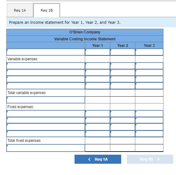 Income Statements [LO6-1, L06-2] [The following information applies to the questions displayed