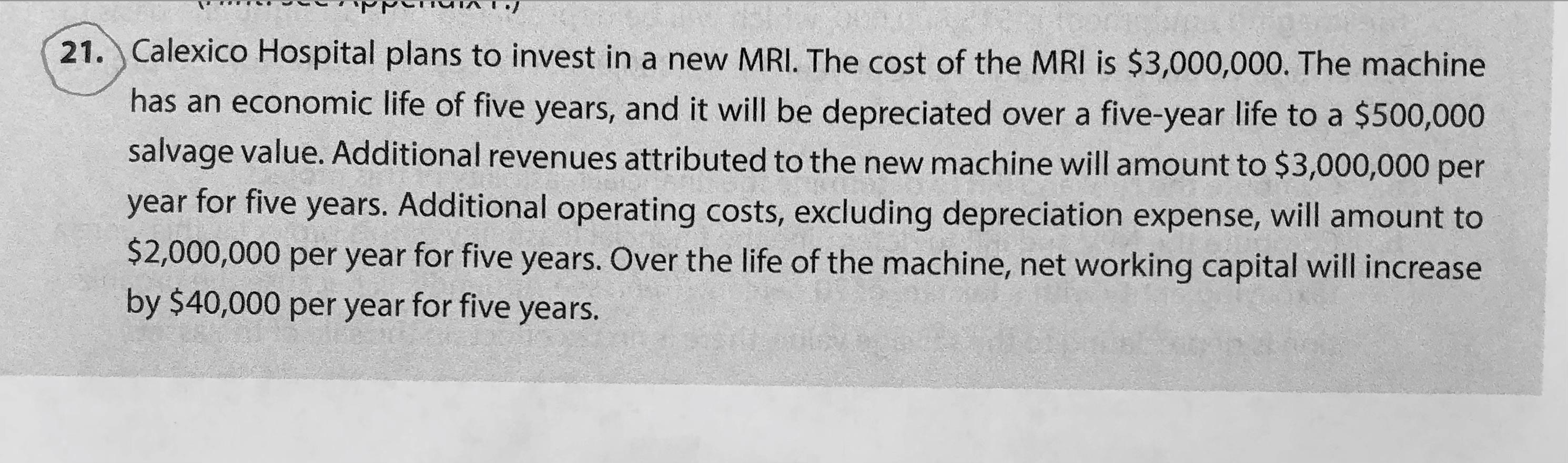 Please help me with question 21 from Chapter 7 of Financial Management