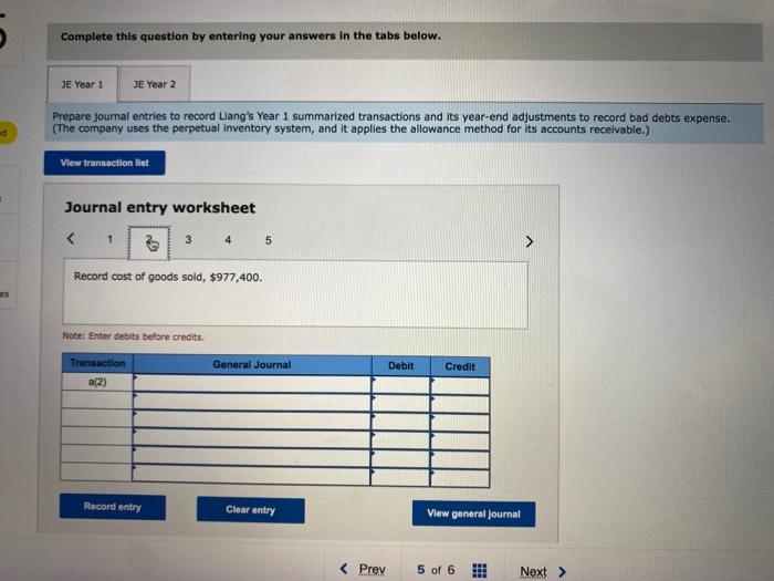 7-4A (Algo) Accounts receivable transactions and bad debts adjustments LO C1, P2,