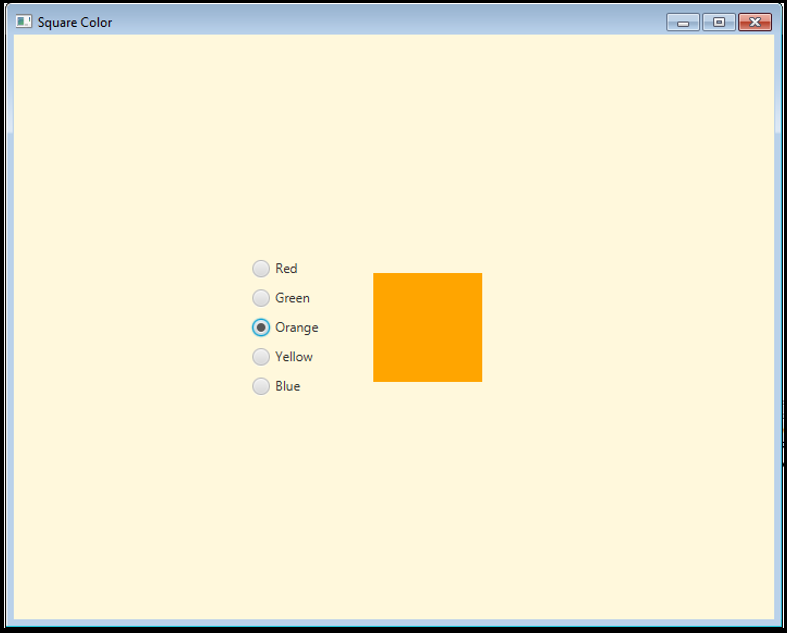 100); The background color is cornsilk. The initial scene size is 400