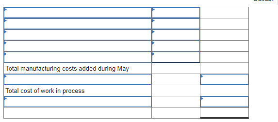 \hline Calculate cost of goods sold: \\ \hline \\ \hline Cost of