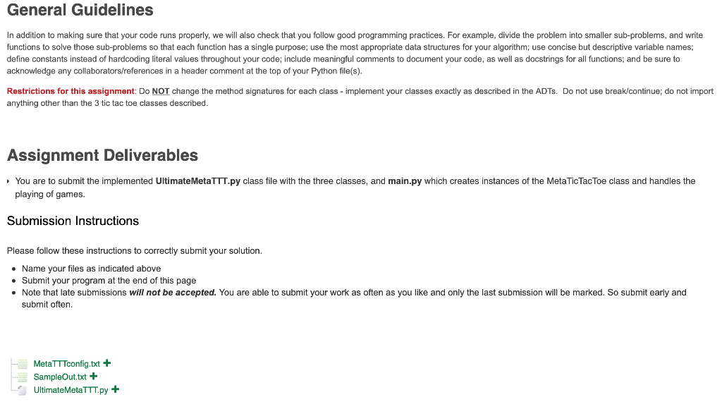 9 tic-tac-toe games. Players take turns playing in the smaller tic-tac-toe boards