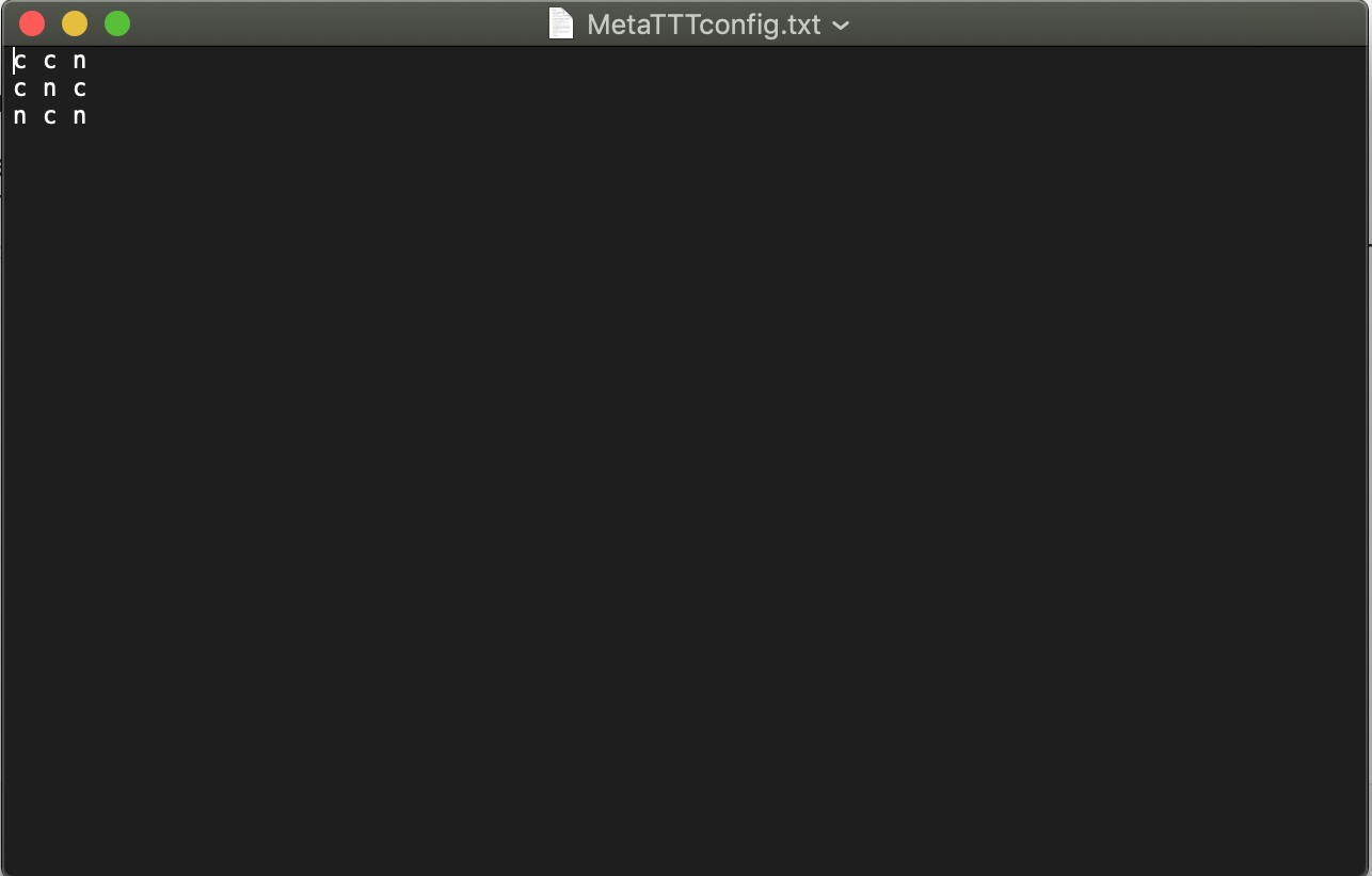 until one of them wins in the larger tic-tac-toe board. Each small