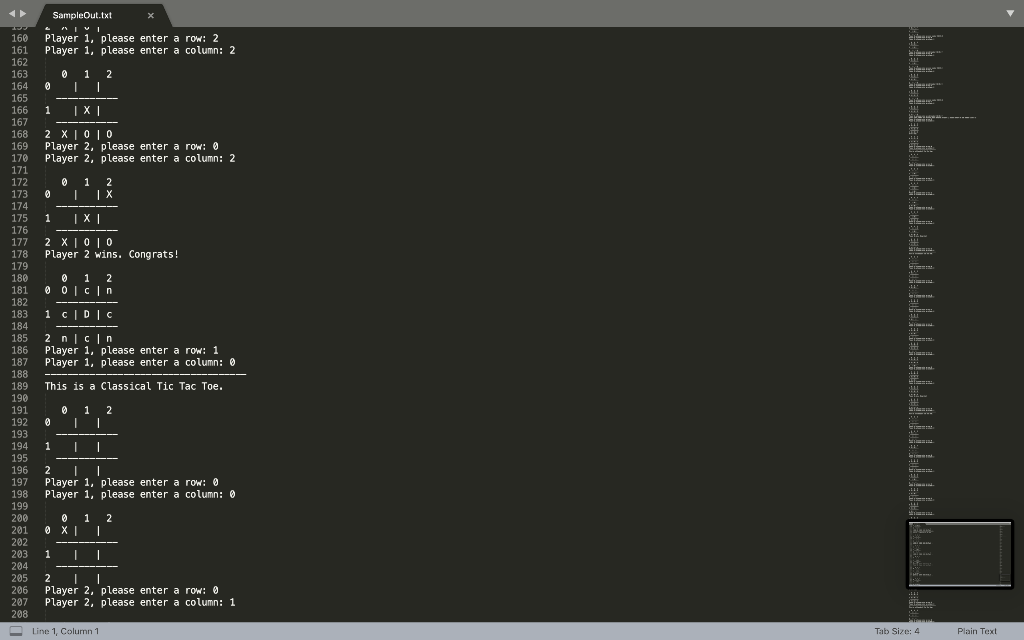 board can be either classical (XO) or numerical (see Lab3) tic tac