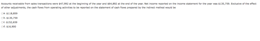 year $550,486 175,138 Cost of goods sold during year Accounts recelvable, beginning