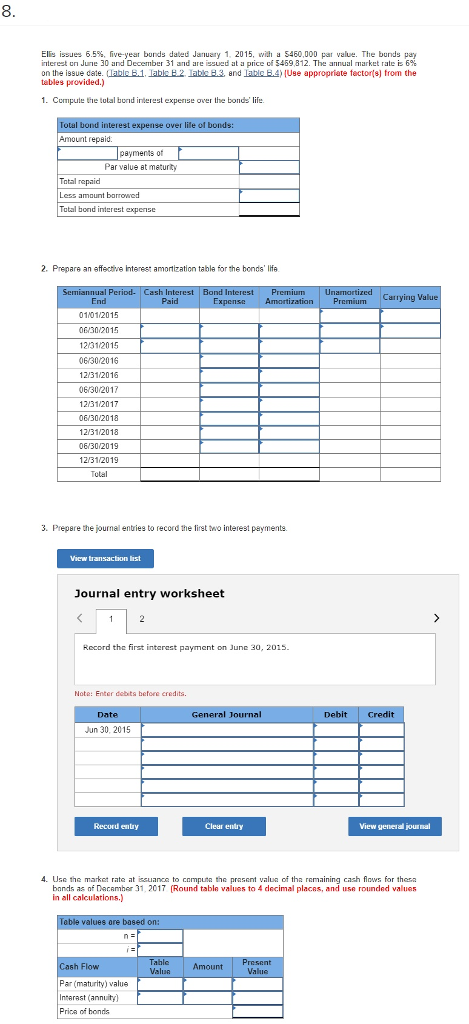 and Table B.4) (Use appropriate factor(s) from the tables provided.) TABLE B.4