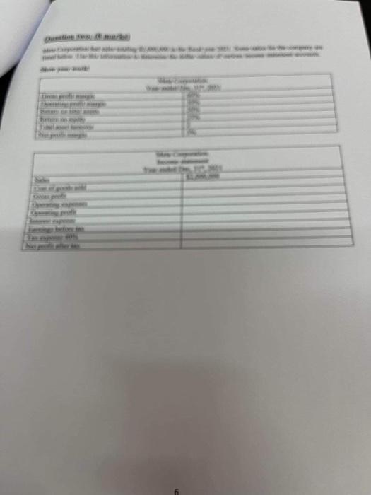 assets Gross fixed assets Less: Accumulated Depreciation Net Fixed Assets Total Assets