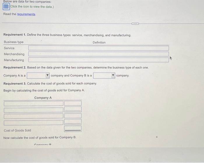  Hirements. 2. Based Data table t 2. Based on the data